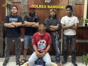 Penangkapan mahasiswa asal Banggai Laut (Ist)