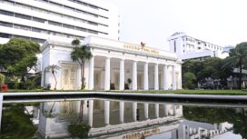 Gedung Pancasila di kompleks kantor Kementerian Luar Negeri, Jalan Taman Pejambon Nomor 6, Jakarta Pusat. (Foto: Dok.kemlu.go.id)