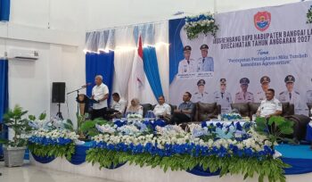 Bupati Sofyan membuka Musyawarah Rencana Pembangunan (Musrenbang) RKPD Banggai Laut (Foto : Nomo/BanggaiTerkini)