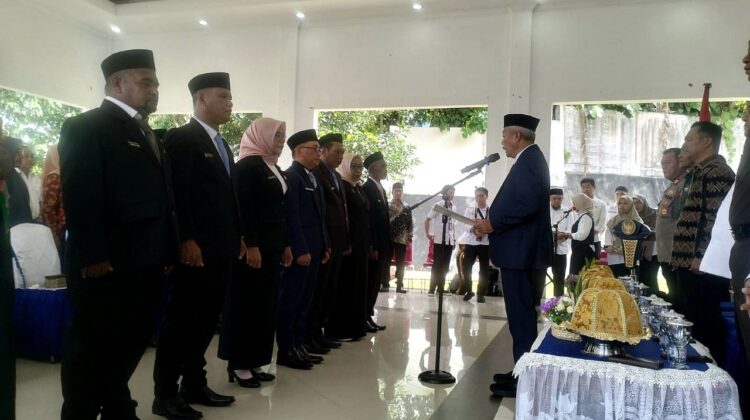 Dilantik Bupati Sofyan Kaepa, 7 OPD Kosong Resmi Bertuan