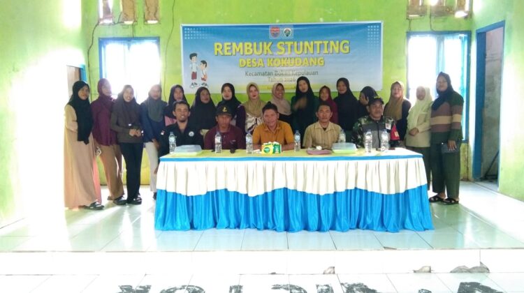 Rembuk Stunting Desa Kokudang, Plh Kades Komitmen Pertahankan Nol Kasus