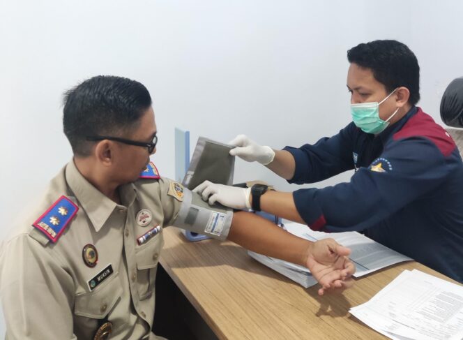 
					Kantor Pertanahan Banggai Laut Bersama Maxima Klinik & Laboratorium Gelar MCU Seluruh Pegawai