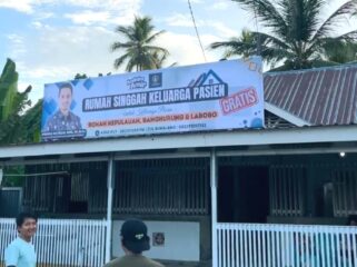 Rumah singgah gratis yang disediakan Anggota DPD RI Andhika Mayrizal Amir dan Yayasan SAAF bagi keluarga pasien di RSUD Banggai (Istimewa)