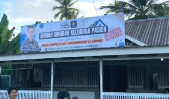 Rumah singgah gratis yang disediakan Anggota DPD RI Andhika Mayrizal Amir dan Yayasan SAAF bagi keluarga pasien di RSUD Banggai (Istimewa)