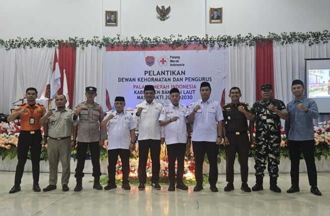 
					Sinergi Kemanusiaan, Kantor Pertanahan Banggai Laut Hadiri Pelantikan Pengurus PMI Banggai Laut 2026-2030