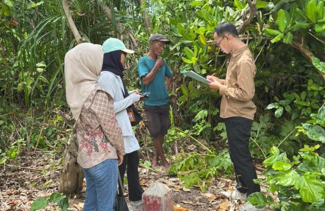 
					Pastikan Kesesuaian Tata Ruang, Kantah Banggai Laut Tinjau Lapang Pertimbangan Teknis Pertanahan (PTP)