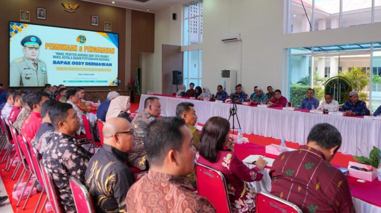 Kepala Kantah Banggai Laut Hadiri Pembinaan oleh Wamen Ossy Dermawan