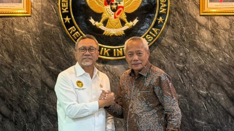 Bupati Sofyan Audiensi bersama Menko Pangan Zulkifli Hasan