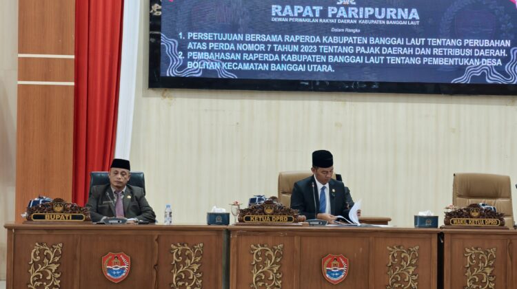 Pemkab Banggai Laut Ajukan Dua Ranperda Strategis, Fokus PAD dan Pembentukan Desa Bolitan