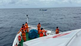 Kapal jolor ditemukan (dok.kantor sar palu)