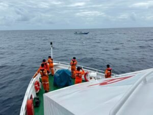 Kapal jolor ditemukan (dok.kantor sar palu)