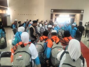 Jemaah Haji tiba di Palu Sulteng (Ist)