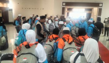 Jemaah Haji tiba di Palu Sulteng (Ist)
