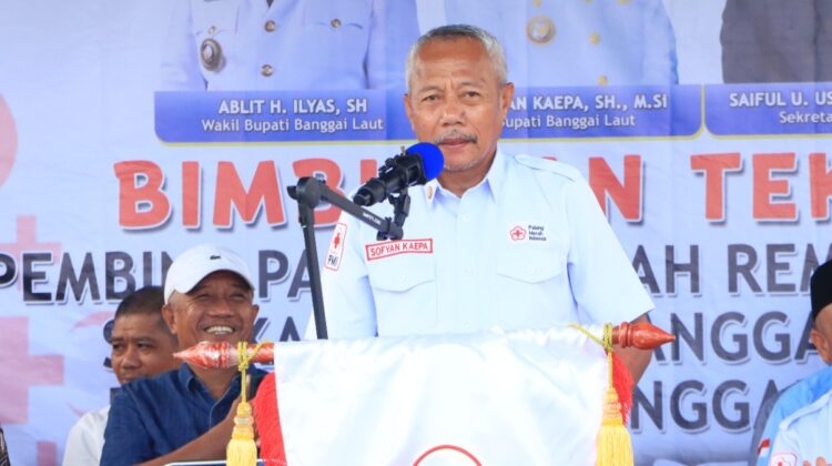 Diikuti 110 Peserta, Bupati Sofyan Kaepa Buka Bimtek Pembina Palang Merah Remaja (PMR)