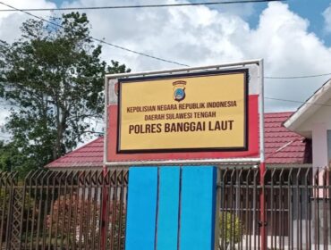 Kantor sementara Polres Banggai Laut (Foto : Banggai Terkini)