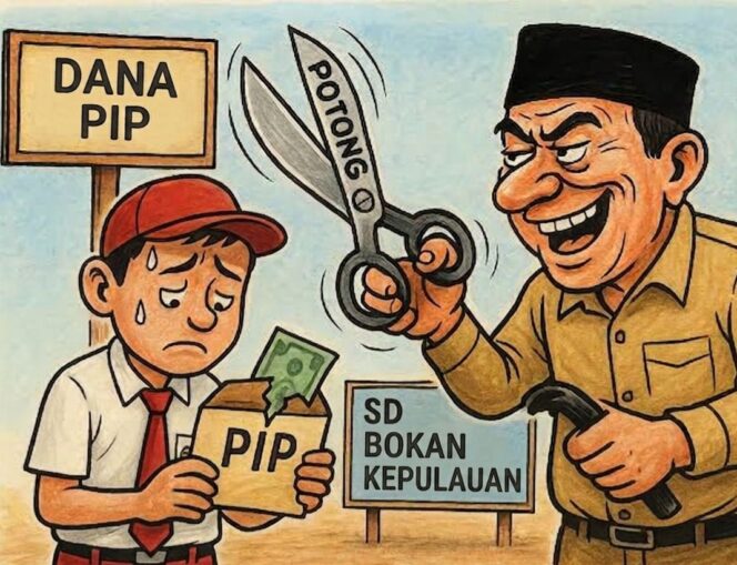 
					Ilustrasi pemotongan dana PIP