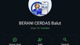 Grub WhatsApp Berani Cerdas Banggai Laut (tangkapan layar)