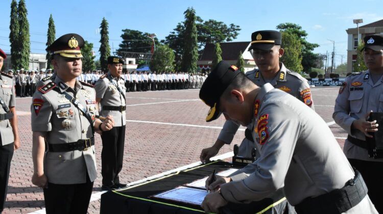 Kapolres Banggai Laut Resmi Dilantik Kapolda Sulteng