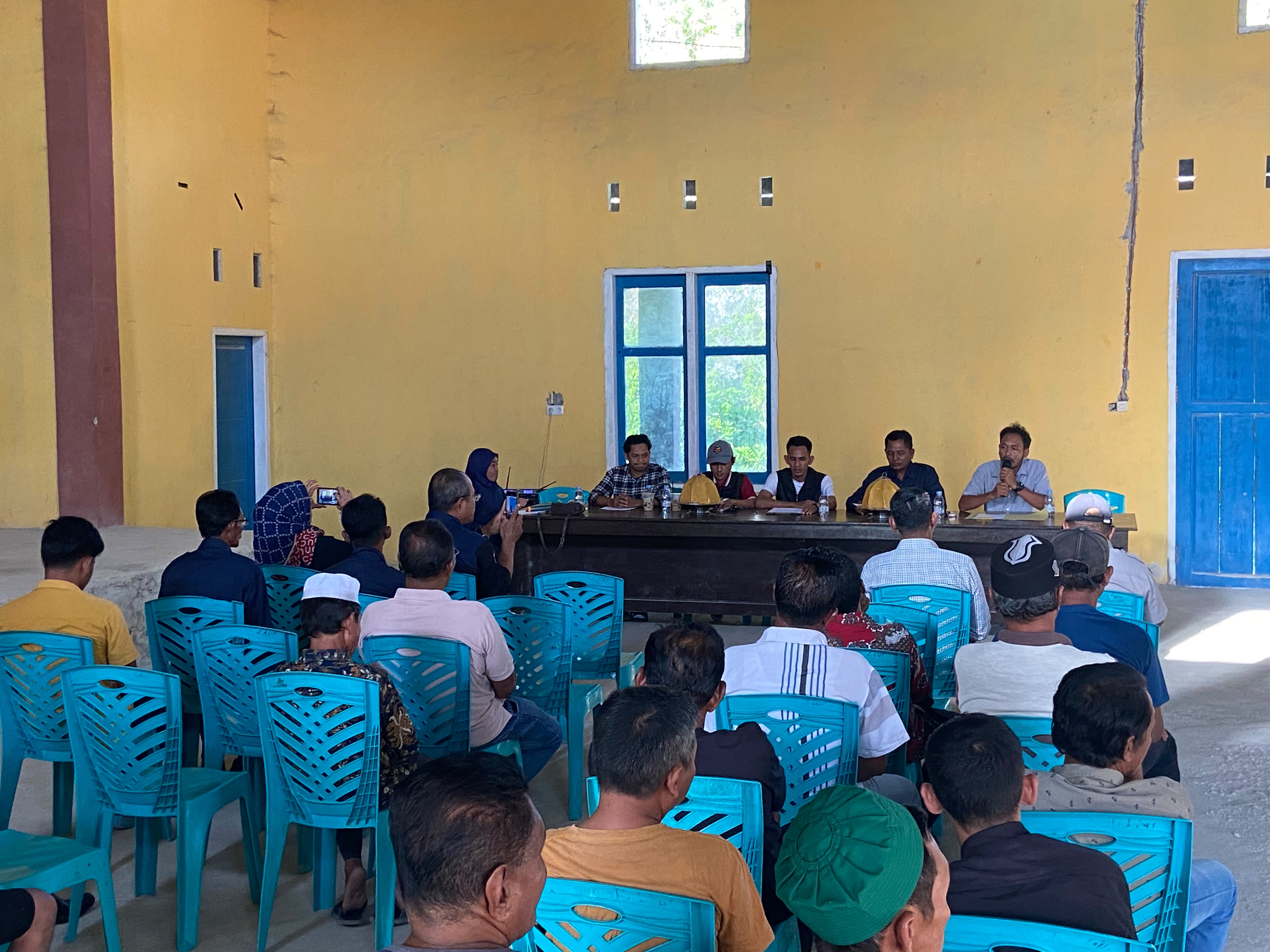 Rapat pleno penetapan hasil pemilihan PAW Kepala Desa Tinakin (Ist)