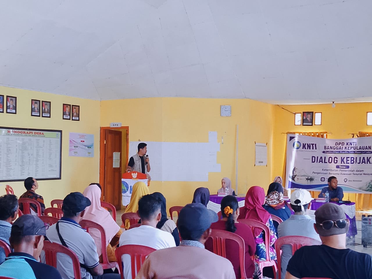KNTI Banggai Kepulauan Gelar Dialog Tenurial Kebijakan dan Pelantikan Pengurus di Basis Desa dan Cabang Kecamatan