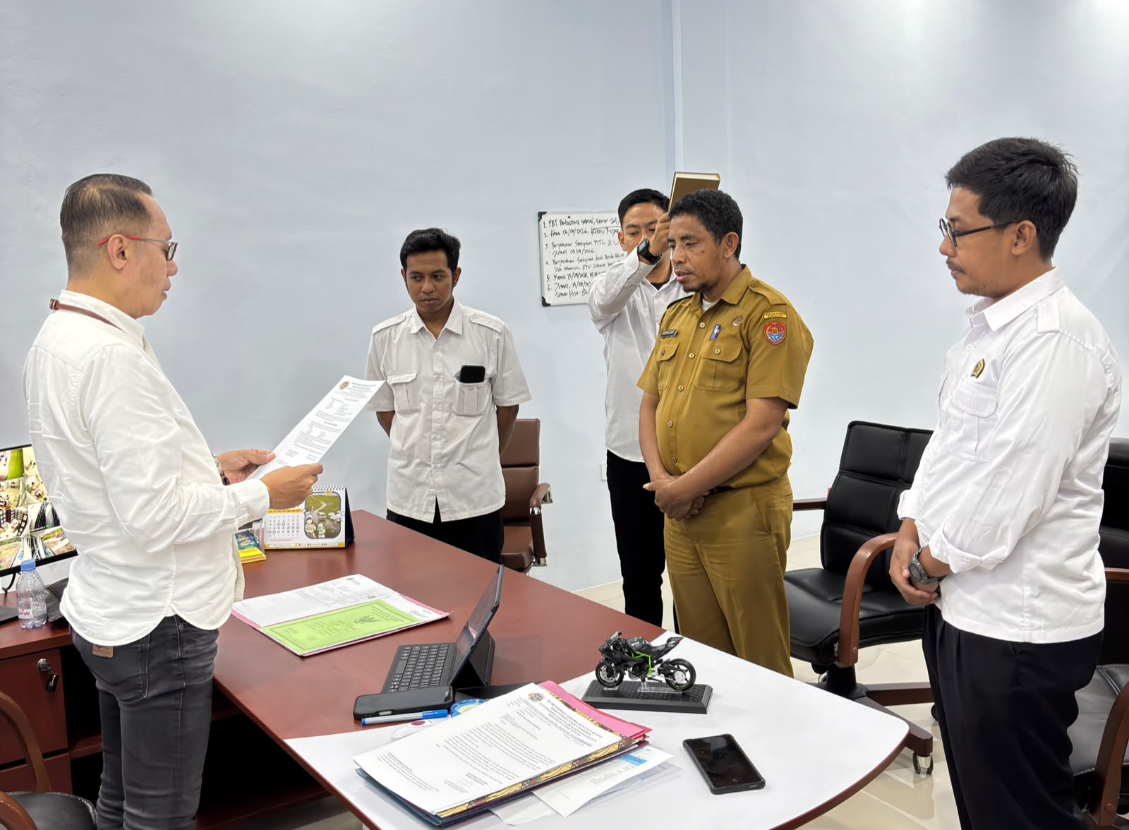 Perkuat Kepastian Hukum, Kantor Pertanahan Kabupaten Banggai Laut Gelar Pengambilan Sumpah Sertipikat Hilang