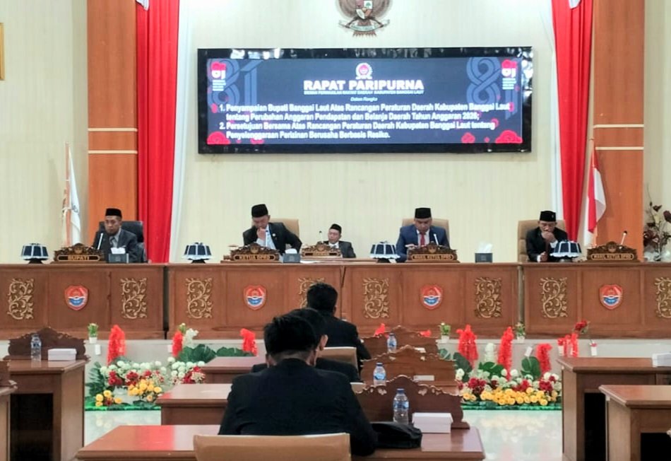 Rapat paripurna pembukaan pembahasan RAPBD-P Tahun Anggaran 2026. 