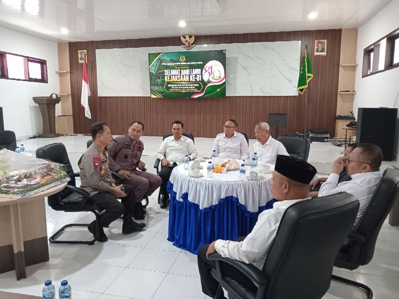 Peringati Hari Lahir Kejaksaan ke-81, Kejari Banggai Laut Gelar Silaturahmi bersama Pemkab Banggai Laut dan Banggai Kepulauan