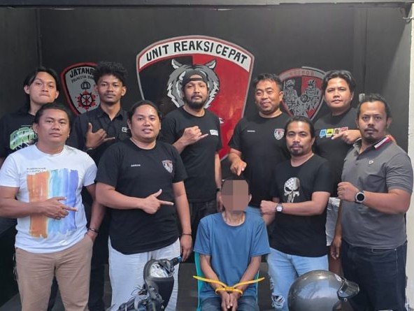 Pelaku pencurian cengkeh ketika ditangkap jajaran Polresta Banggai.